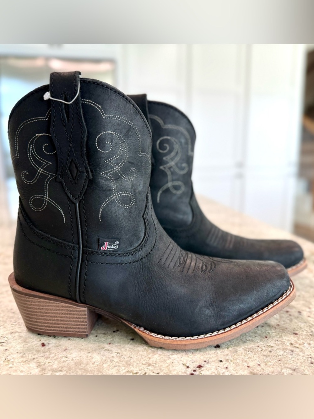JUSTIN WOMEN'S GYPSY WESTERN BOOTIES - SQUARE TOE "NEW"